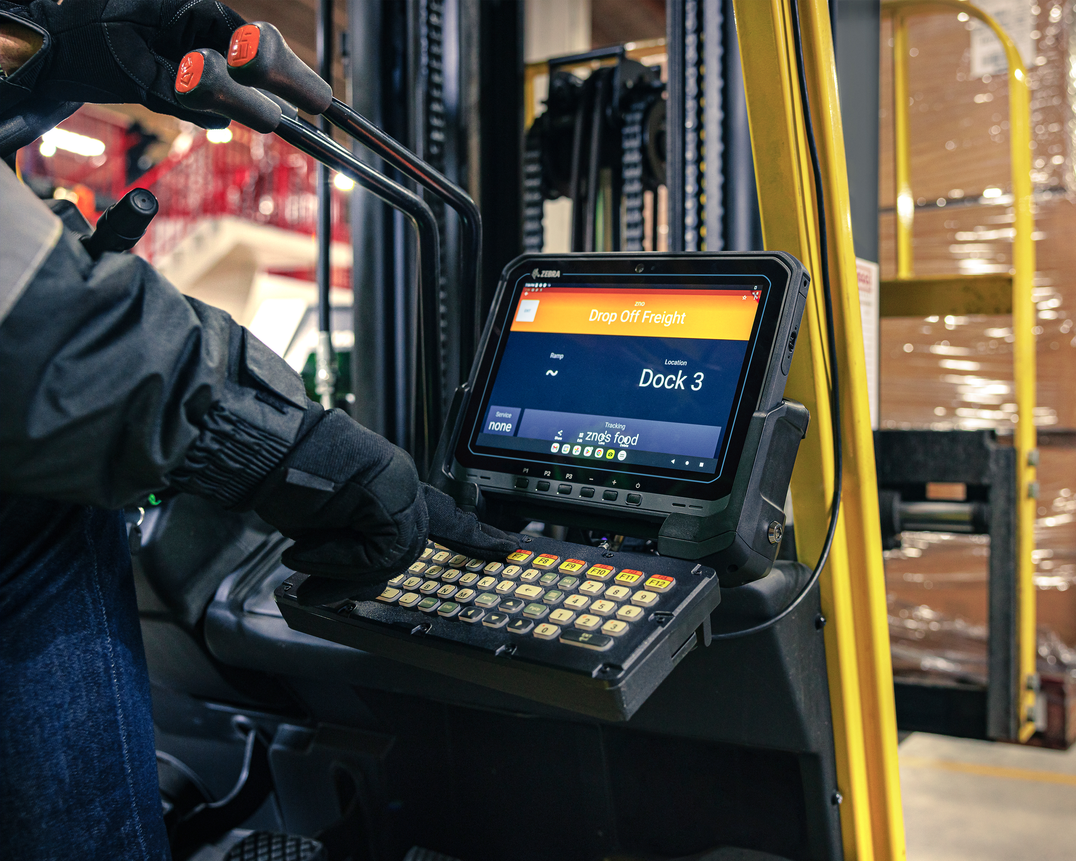 ET60 Tablet Warehouse Forklift, Vehicle Mount