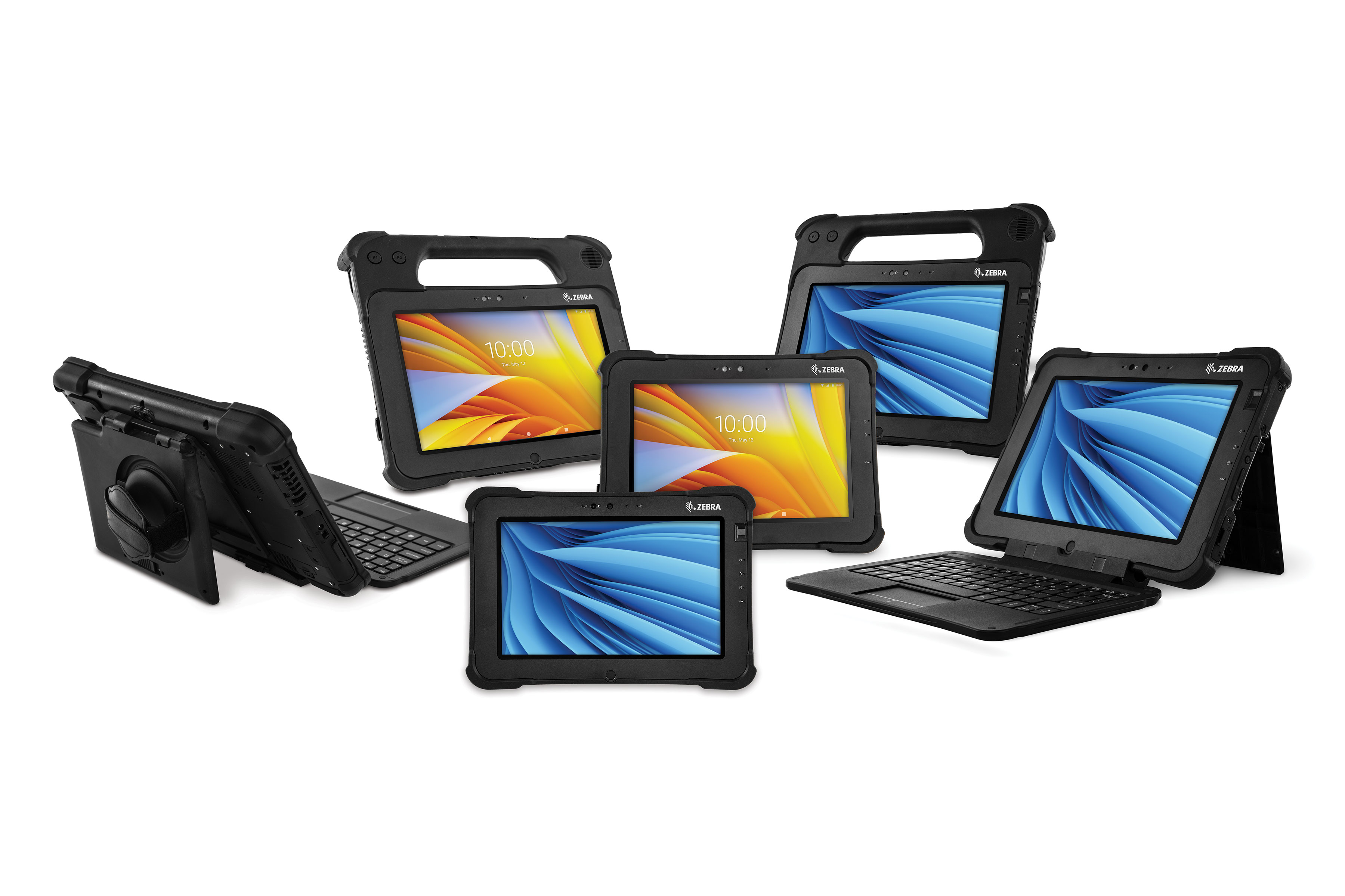 Zebra L10 rugged tablets group, Android and Windows